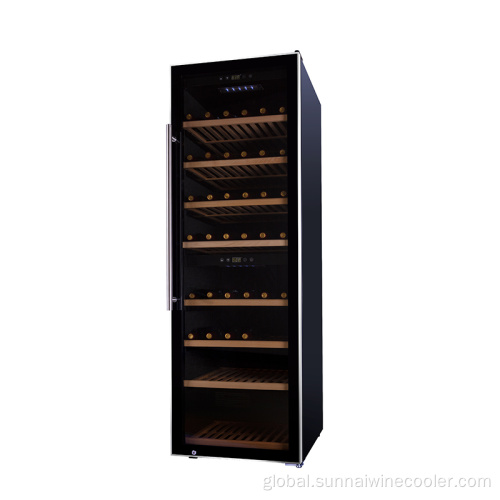 Freestanding Compressor Wine Cooler Tall Wine Fridge Compressor Refrigerated Wine Cooler Manufactory